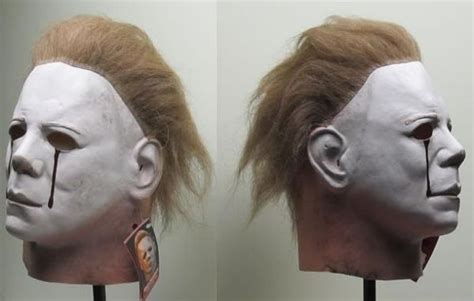 Jea i love this mask except for the hair and the paint its a perfect mask! A Look at the HalloweeN II Blood Tears Michael Myers Mask ...