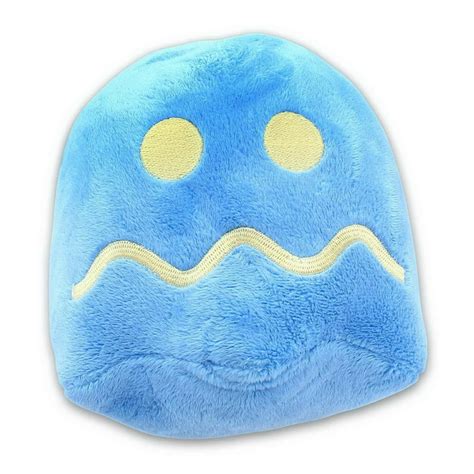 Pac Man 7 Inch Stuffed Character Plush Worried Blue Ghost Walmart