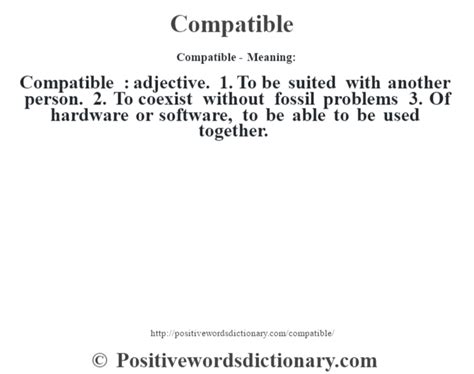 Compatible Meaning