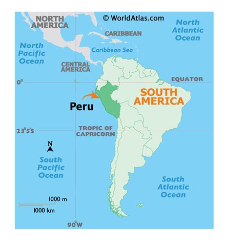 Where Is Peru Located On The Map The World Map