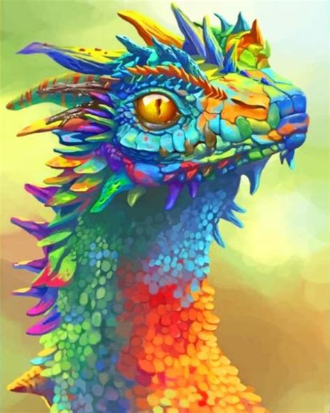 Colorful Dragon New Paint By Numbers Paint By Numbers For Adult