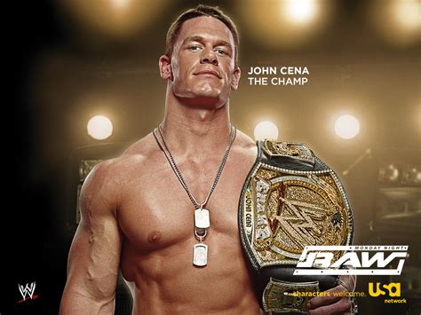 John Cena Wwe Champion Professional Wrestling Wallpaper 3933224
