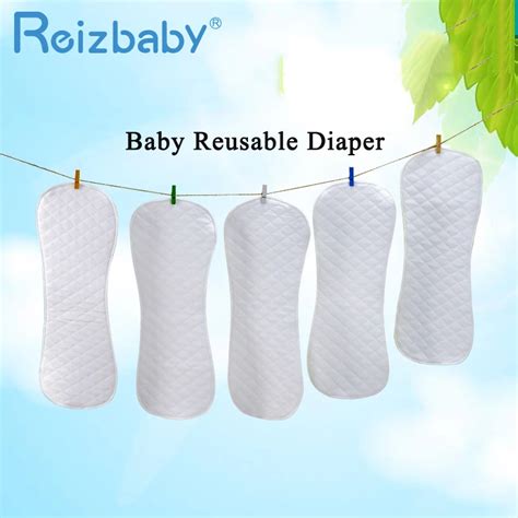 Reizbaby Baby Diaper Nappy Lines Reusable Washable Peanut Shape