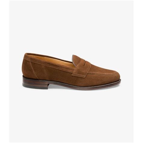 Loake Mens Eton Suede Loafer In Brown Parkinsons Lifestyle