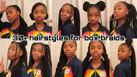 Box braids are the quintessential hairstyle for women who need versatility. 30+ DIFFERENT HAIRSTYLES ON BOX BRAIDS | Lifestyle Nigeria