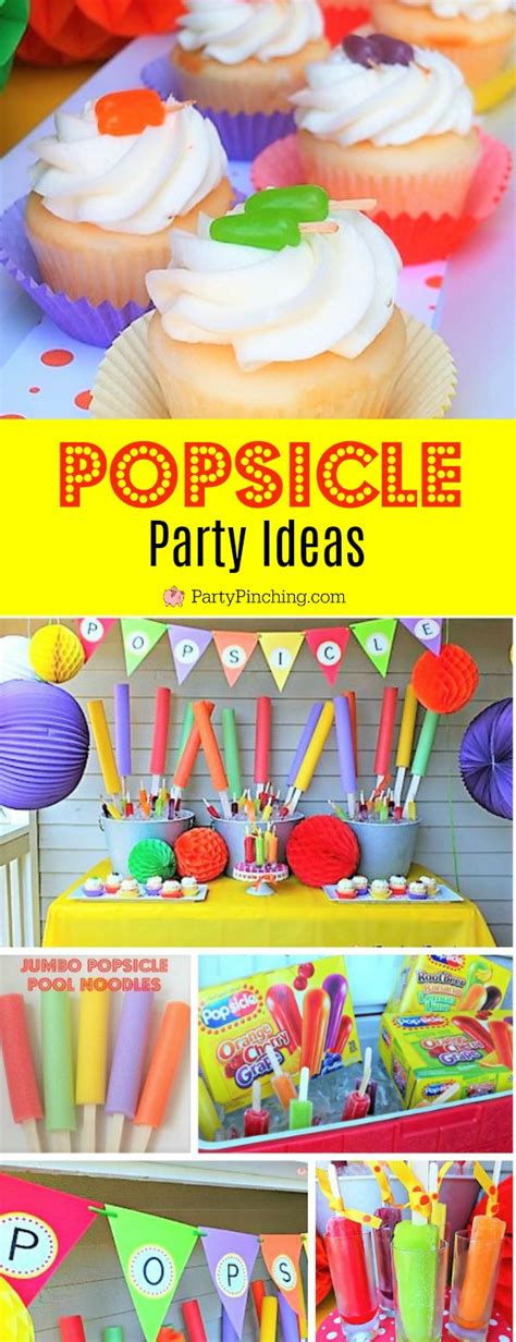 Popsicle Party Summer Party Ideas Popsicle Cupcakes Easy Summer Treats