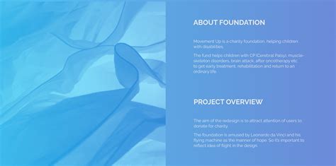 Landing Page For Charity Foundation On Behance