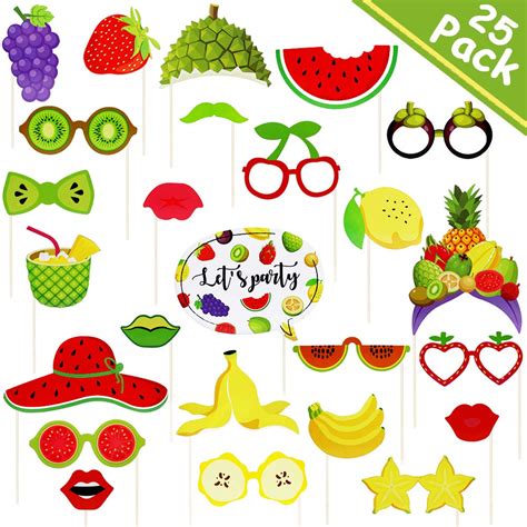 Buy Aloha Tutti Frutti Photo Booth Props Summer Fruit Party
