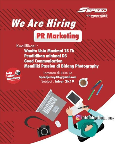 Perusahaan dengan nama lengkapnya pt tiki jalur nugraha. Lowongan Kerja PR Marketing Speed Jersey Bandung September ...
