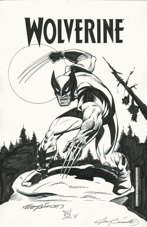 Wolverine Inked By Keith Williams In Inkwell Awardss 2015 Joe Sinnott