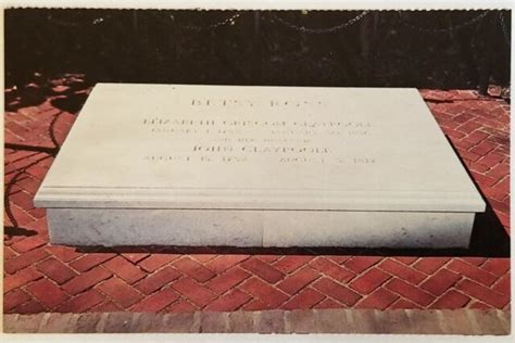 Betsy Ross Tombstone Philadelphia Pennsylvania Postcard House Unposted