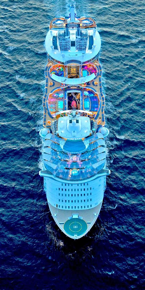 Symphony Of The Seas Aerial View Cruise Gallery
