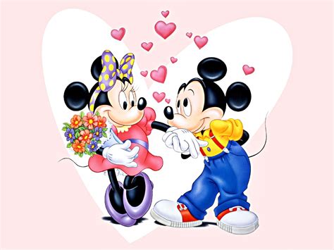 Walt Disney Wallpapers Minnie Mouse And Mickey Mouse Walt Disney