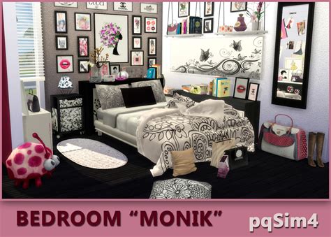 Bedroom Monik Sims 4 Custom Content