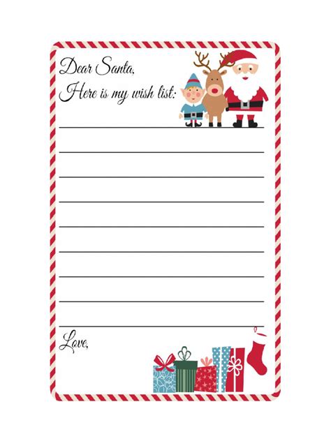 Christmas Wish List Template 8 Free Templates In Pdf Word Excel
