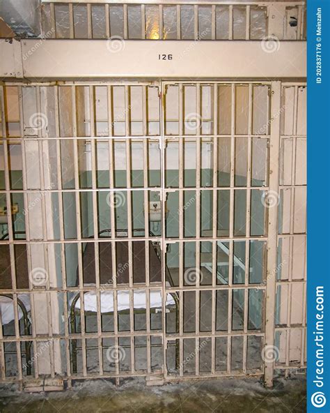Jail Cells Inside The Alcatraz Prison Editorial Photo Image Of