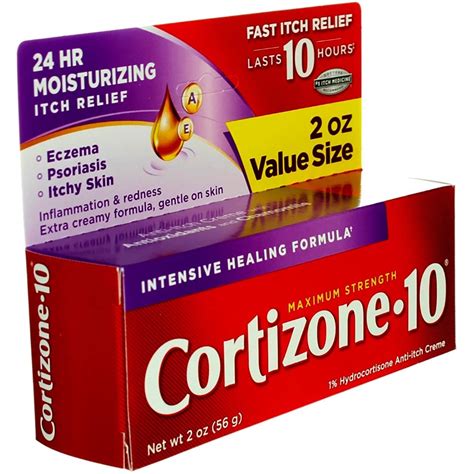 Cortizone 10 Maximum Strength Intensive Healing Formula 2 Ounce Pack