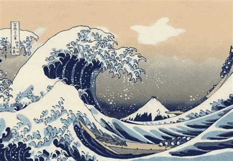 Hiroshigi Wave  Giphy Improvised Life
