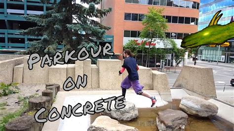 Parkour Outside On Concrete With My Friend Parkour Vlog Dragonate
