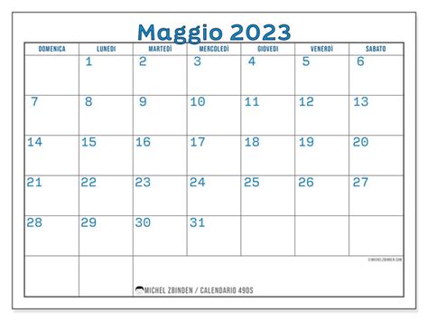 Calendario Maggio 2023 Da Stampare 441ds Michel Zbinden Ch Vrogue