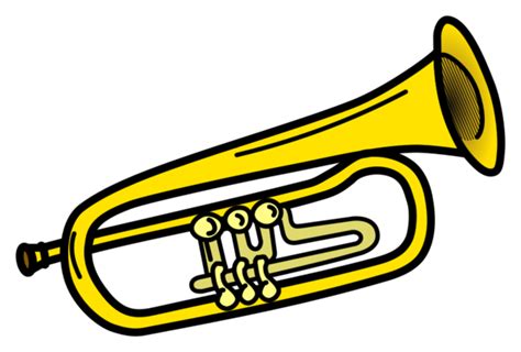 Wind Brass Instrument Mellophone Line Clipart Wind Clipart Weather
