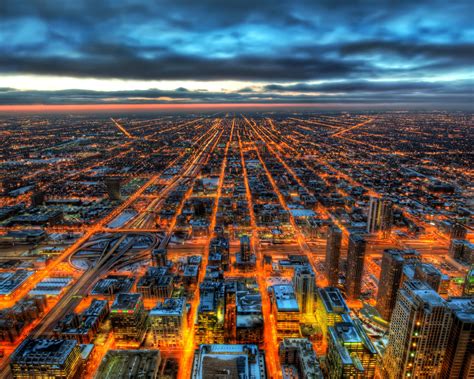 Chicago Hdr Hd World 4k Wallpapers Images Backgrounds
