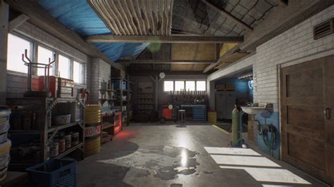 A wide variety of garage buildings options are available to you Garage Workshop by Gabro Media in Environments - UE4 ...