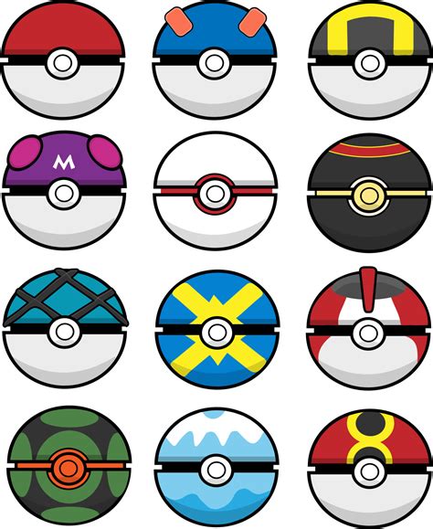 Pokeball Icons By Oathkeepermk Art Clipart Clipart Images Pokemon