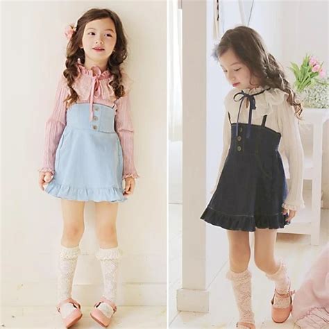 Korean Childrens Clothing 2018 Spring Baby Gril Clothes Fresh College