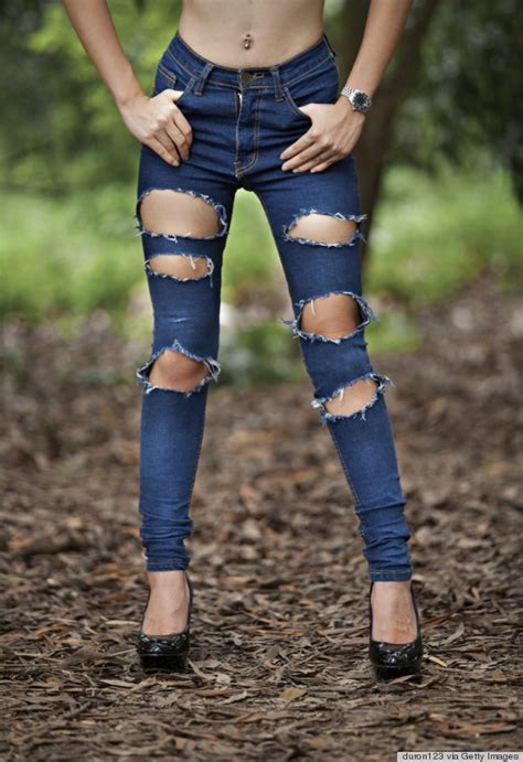 9 Times Ripped Jeans Went Way Too Far Huffpost Life
