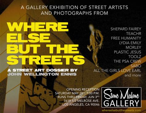 Where Else But The Streets Gallery Exhibition X Los