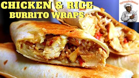 Chicken Burrito Wrap Easy Recipe How To Make Chicken And Rice Burrito Wraps Video Recipe Youtube