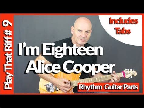 I M Eighteen By Alice Cooper Guitar Lesson Tutorial YouTube
