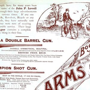 John P Lovell Arms Company Boston 1891 AUTOMATIC REVOLVER Eureka Double