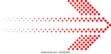 Sideways Dotted Sign Arrow Element Your Stock Vector Royalty Free
