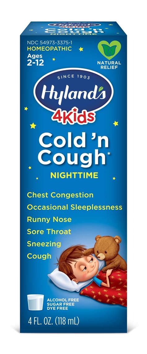 Hylands Cold Medicine For Kids Ages 2 By Hylands Cold And Cough 4