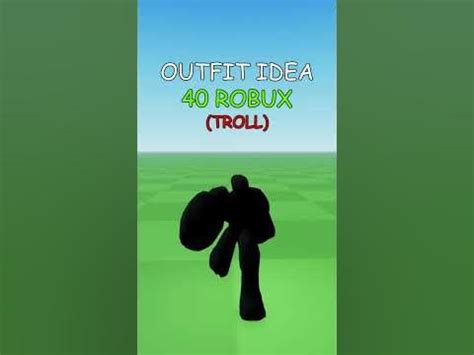 Making Roblox Troll Outfit Idea 🤑 - YouTube