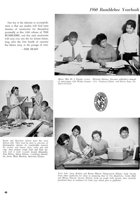 The Bumblebee Yearbook Of Lincoln High School 1960 Page 48 The Portal To Texas History