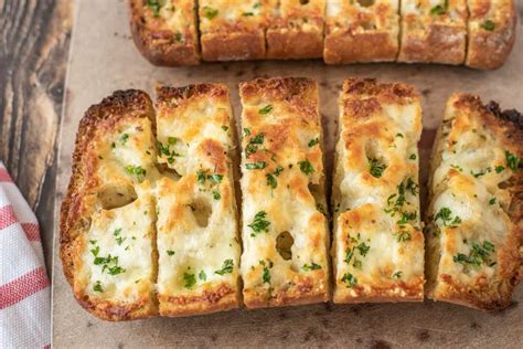Cheesy Garlic Bread Recipe Shugary Sweets