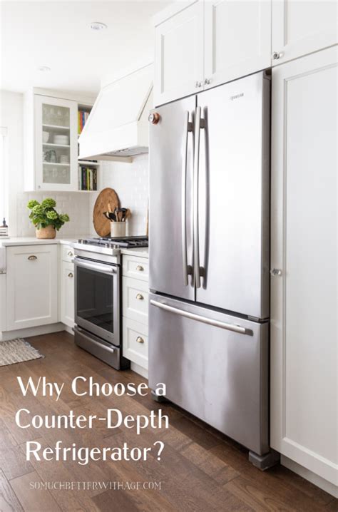 easy guide counter depth vs standard depth refrigerator