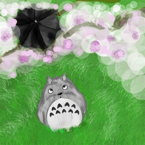 Totoro Lost His Umbrella By Mete93 On Deviantart
