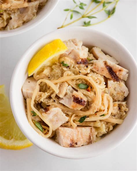 Keto Lemon Butter Chicken Pasta Beauty And The Foodie