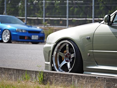 Download wallpapers nissan gtr r34, sports coupe, japanese sports cars, nissan skyline, silver gtr, nissan for desktop free. Just Right // Junya Nakata's Clean Nissan Skyline R34 GT-T ...