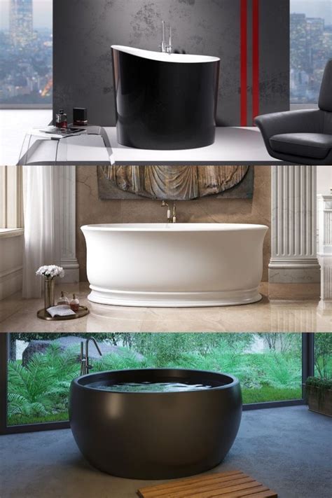 This portable bathtub is made of soft fabric with a layer of foam for insulation and a pvc lining. Brand New Bathtubs by Aquatica - 2020 | Free standing bath ...