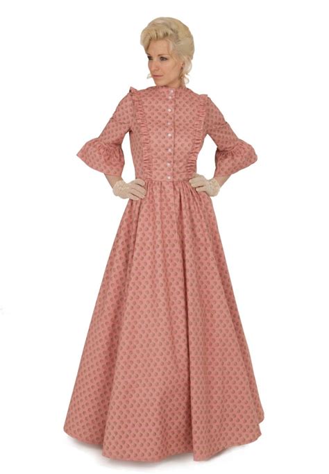 Print Cotton Prairie Dress Prairie Dress Historical Dresses Vintage