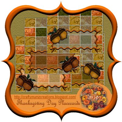 Check spelling or type a new query. Craftymumz Creations: THANKSGIVING DAY PLACECARDS ...