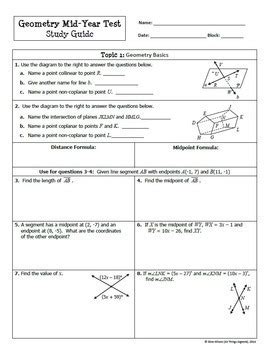 It truly is tough to determine what support to choose. Geometry Mid-Year (Semester) Test and Study Guide by All ...