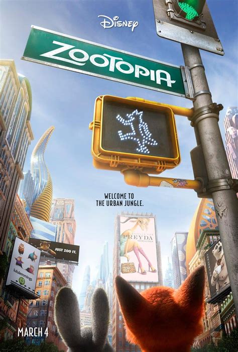 Le Film Zootopie Soffres Des Nouvelles Affiches Personnages