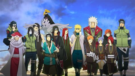 Download Naruto Shippuuden Anime Sasori Jiraiya Haku Deidara - All Characters On Naruto On Itl.cat