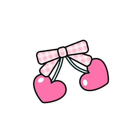 Cute Kawaii Heart Heartstickers Sticker By Editcandy